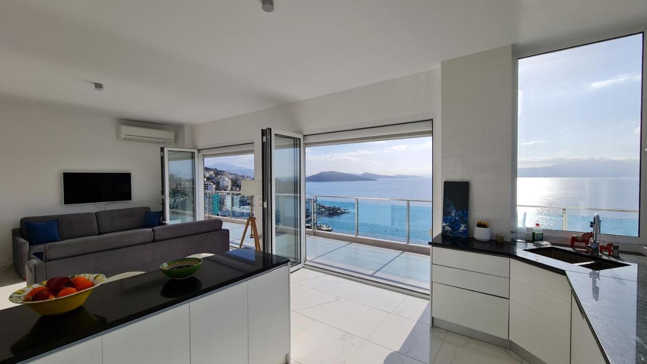 Rocknest Sea View Penthouse Apartment Sarande Exterior photo