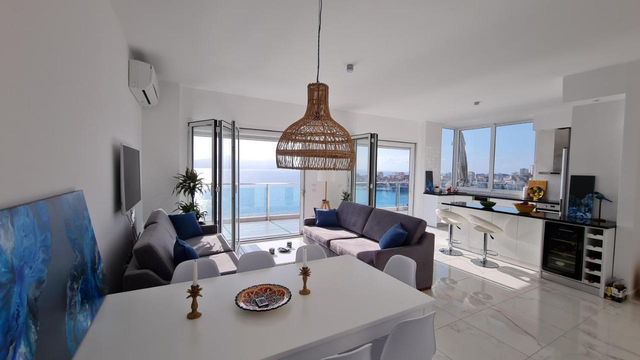 Rocknest Sea View Penthouse Apartment Sarande Exterior photo